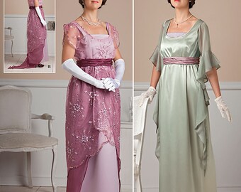 Simplicity 1517-Regency Gown/Dress-Pride n Prejudice Gown- Size 6-12