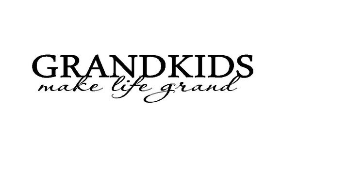 Grandkids Make Life Grand DECAL ONLY 16.5 x 4.75 by ...