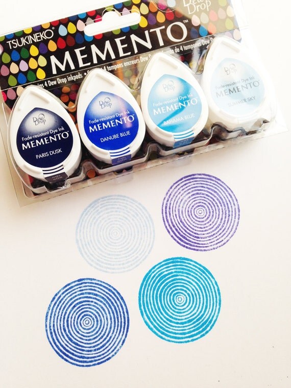 memento dew drop ink pads. rubber stamp ink pads. by talktothesun