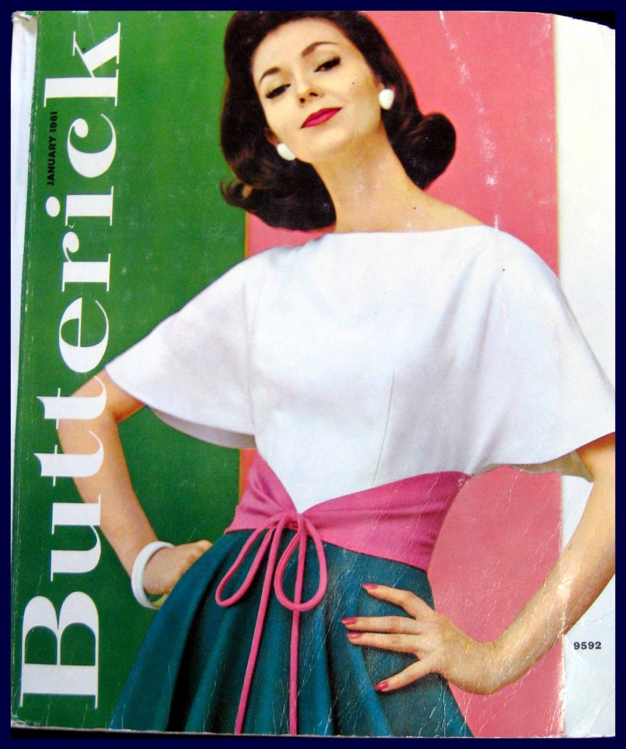 Vintage 1961 Butterick Sewing Pattern Store Counter Catalog