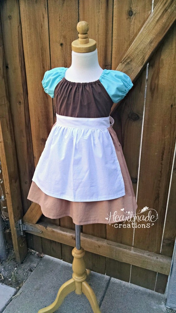 Cinderella Cleaning Dress Character Inspired Dress Sizes