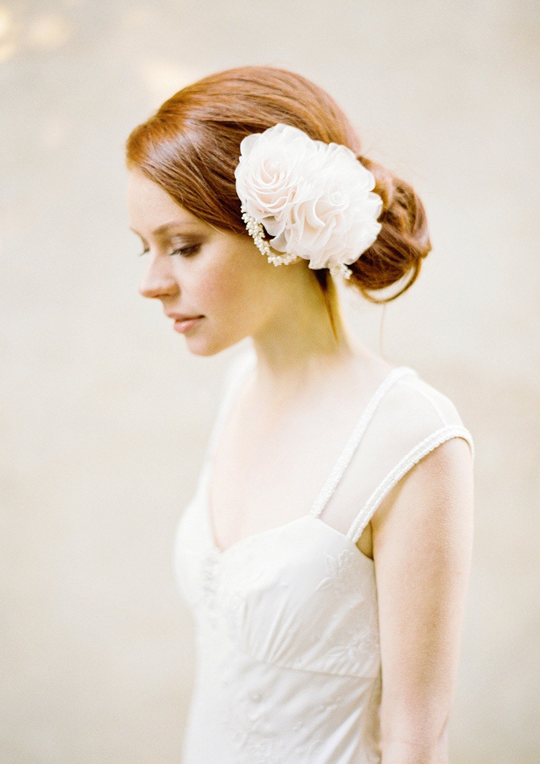bridal fresh flower headpieces