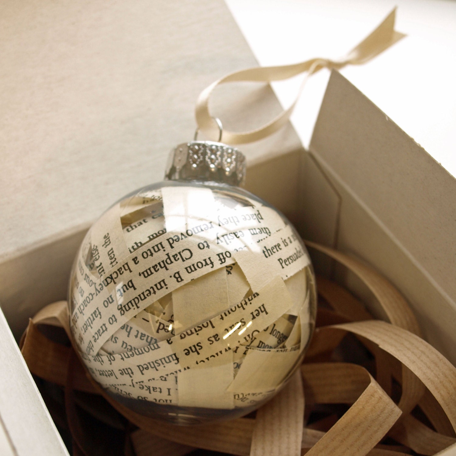 Book Christmas Bauble