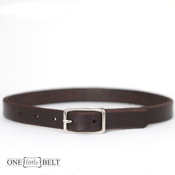 Leather Toddler and Baby Boy's Belt Brown Casual by ONElittleBELT