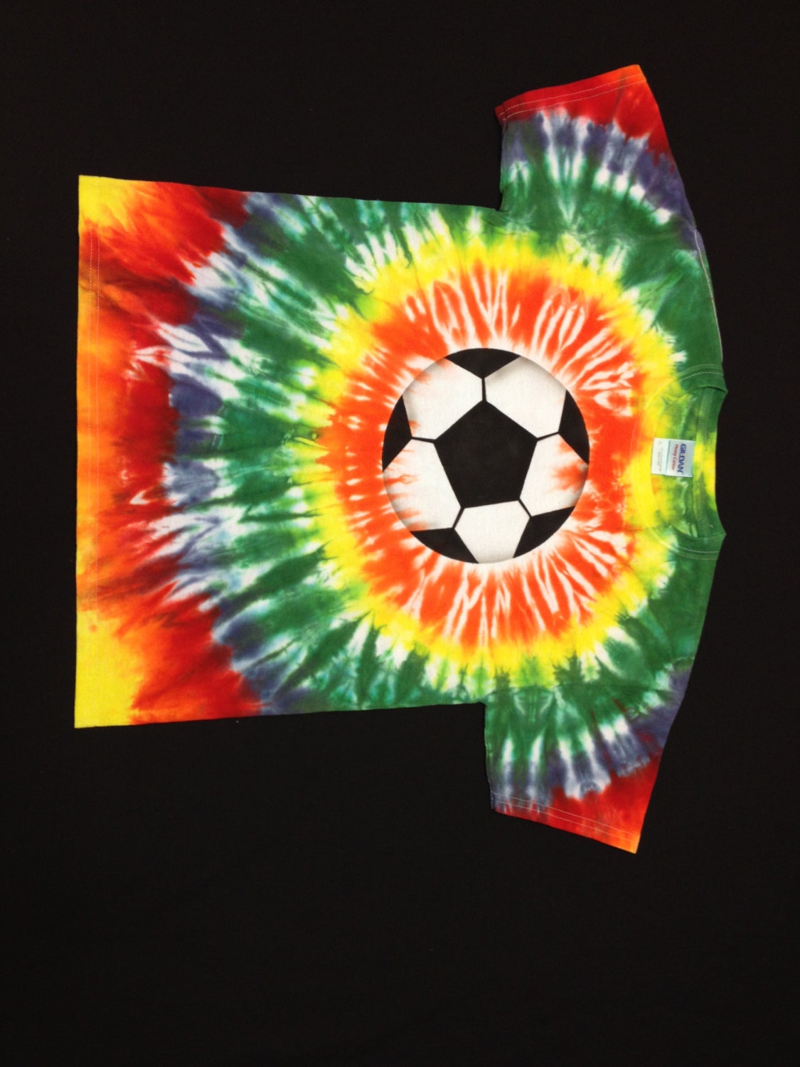 Hand Tie Dye & Painted Soccer ball Youth by airbrushingbytaylor