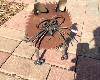 Cat - Recycled Garden Art Sculpture