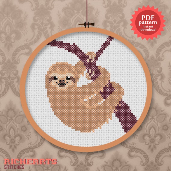 happy-sloth-pdf-cross-stitch-pattern-a-smiling-and-cute