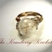 Dandelion Ring, Dandelion Seed Ring, Dandelion Clocks Ring, Dandelion Orb Ring, Hunger Games Dandelion, Make A Wish Ring, Size 6