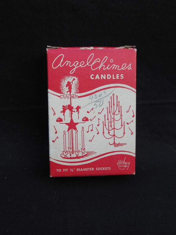 Angel Chime Candles Box of Twelve 1/2 Inch Diameter White