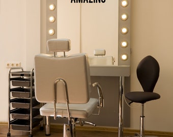 You Look Amazing! Beauty Salon Mirror Decal, Beautician Vinyl Decal, Hair Stylist Gift