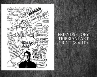 Popular items for joey tribbiani on Etsy