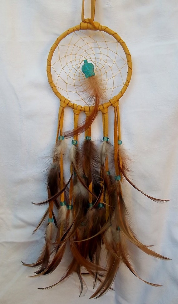 Beaded turtle dream catcher