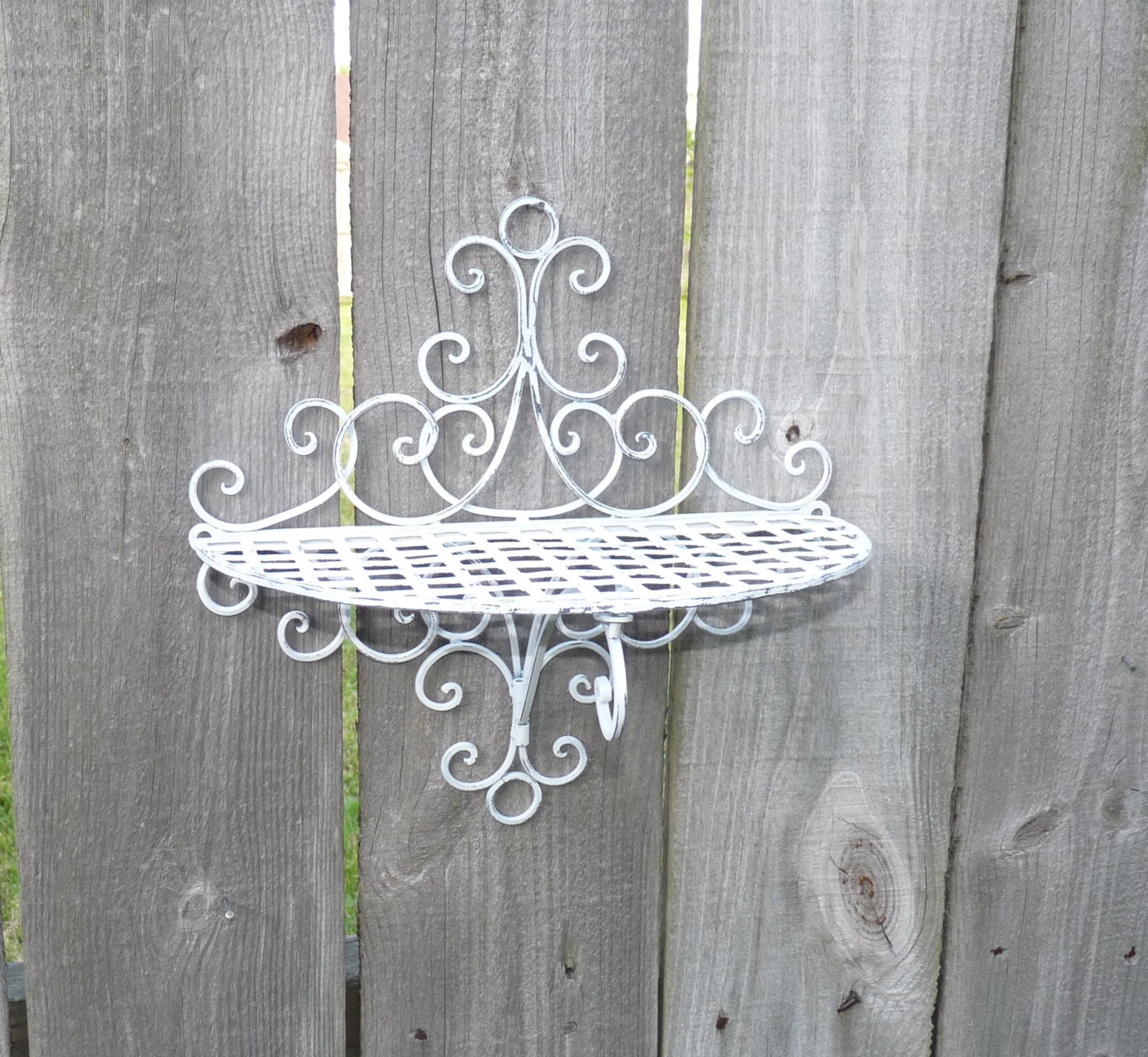 Wall Decor Wall Shelf Metal Shelves Wrought Iron Decor