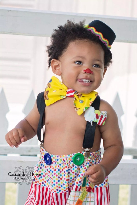 Boys 1st Birthday Boys Clown Costume Baby by MYSWEETCHICKAPEA