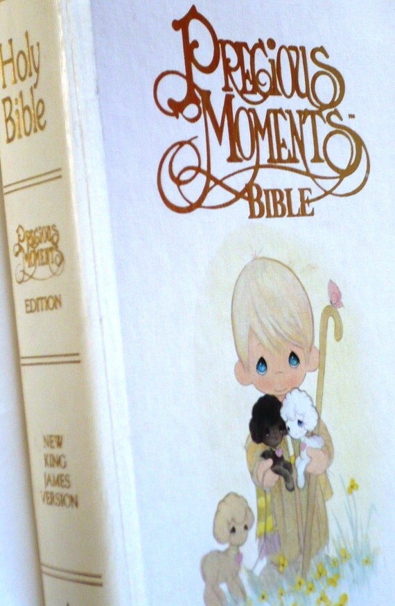 Vintage BIBLE Precious Moments New King's James Edition