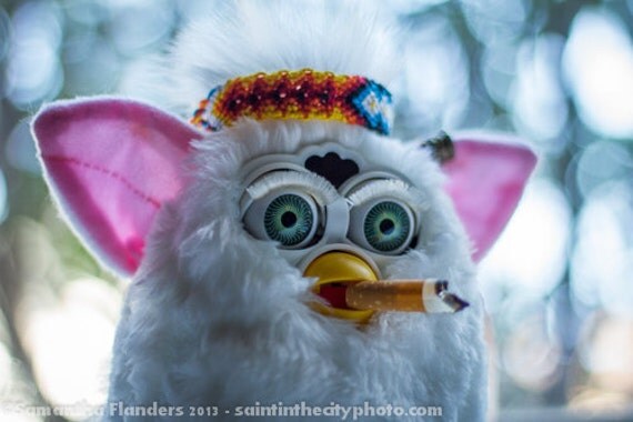 Items similar to Smoking Hipster Furby Photo // 8x10 Print Fine Art ...