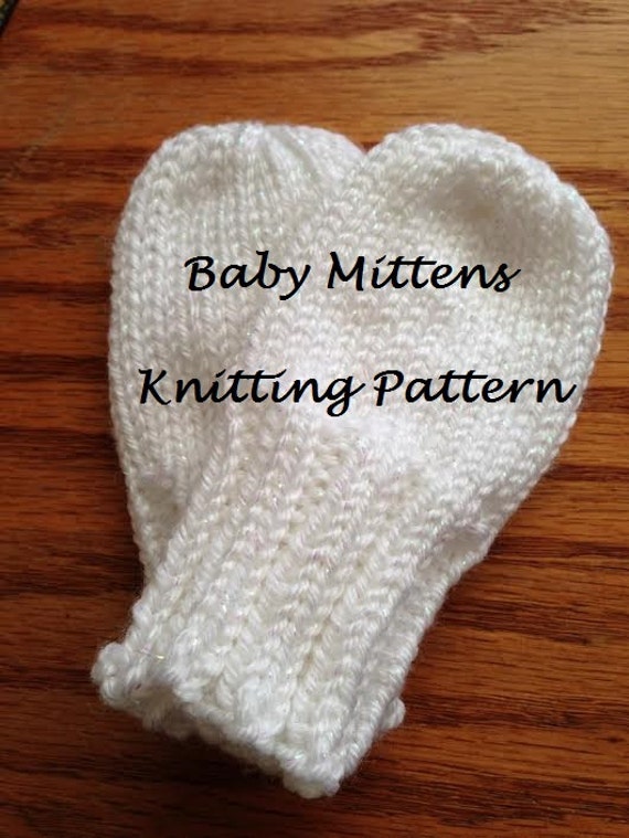 Baby Mittens Knitting Pattern Toddler Mittens Pattern