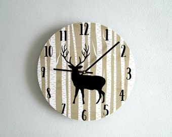 Woodland Wall Decor fox wall clock woodland nursery wall decor rustic nursery Woodland Wall Decor fox wall clock woodland nursery wall decor rustic nursery