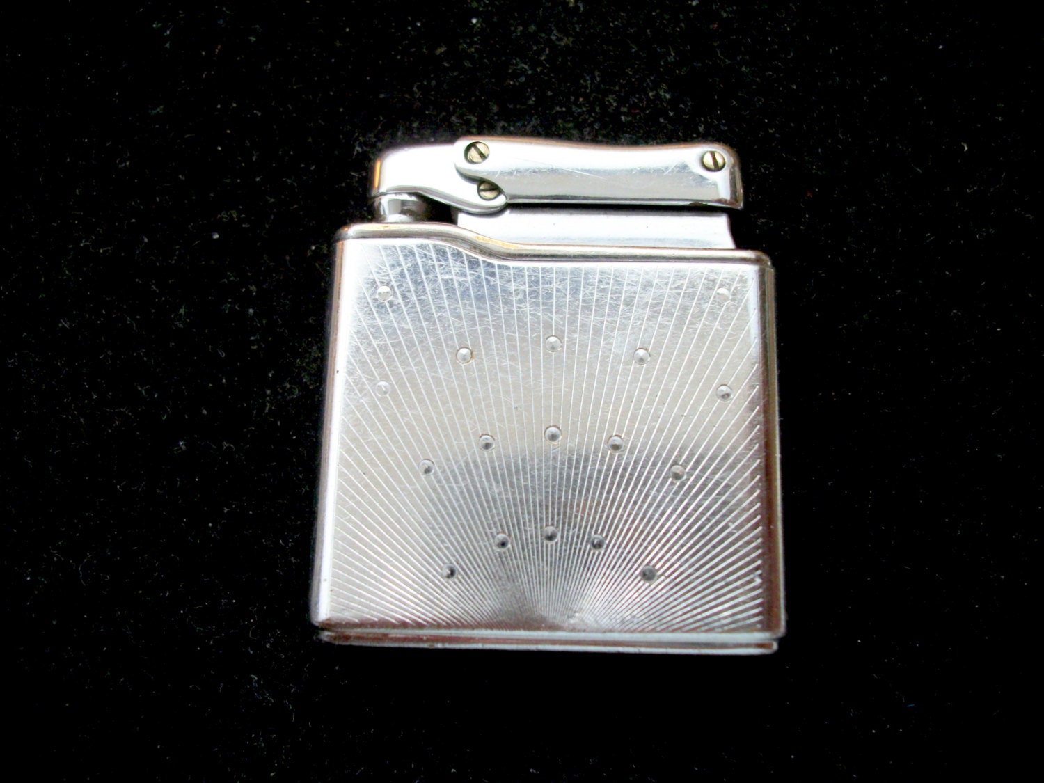 Antique Colibri Silver Pocket Lighter By Kreisler Butane