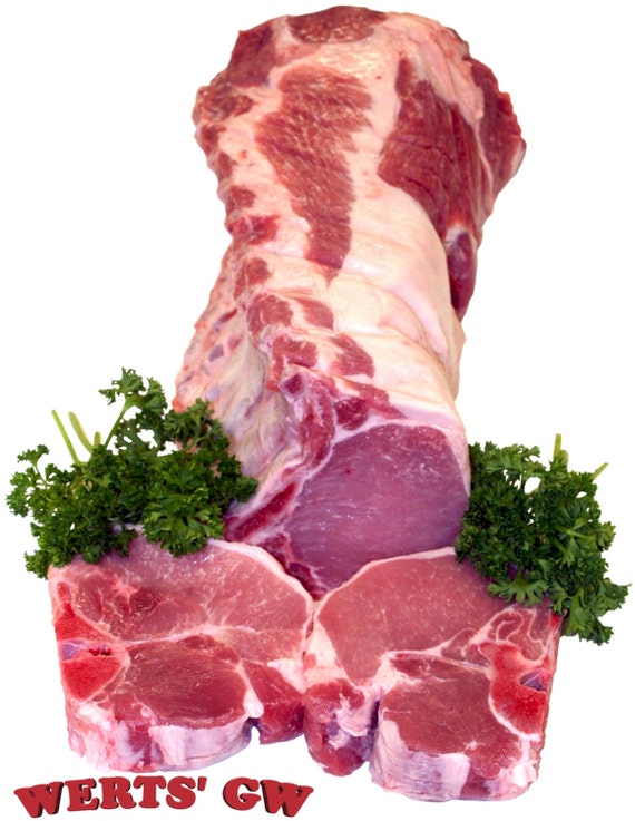 Center Cut Pork Chop-Eight 12 oz. Chops-Uncooked-100%