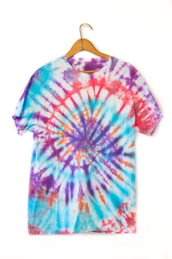 Bright Hand Dyed Tie Dye T-shirt