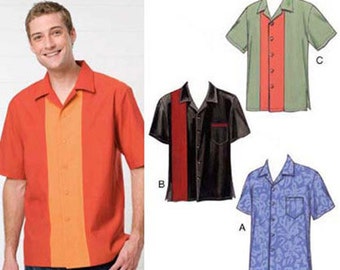 Sewing Pattern - Mens Pattern, Shirts Pattern, Kwik Sew #K3484