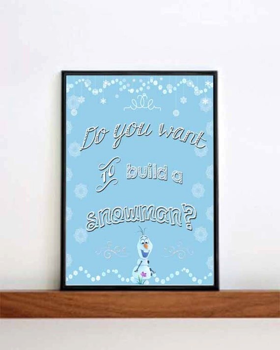 Items similar to Frozen quote printable ,Anna Elsa quote , wall art ...