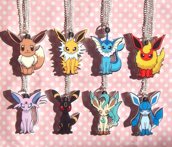 Super Cute Eeveelution pendant necklaces