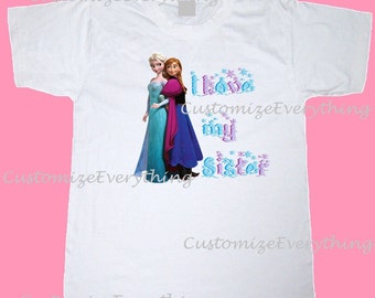 Disney Frozen Elsa & Anna Love My Sister Shirt/Onesie -- All Sizes ...