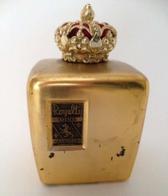 vintage cap bottle man Royalty VL Vintage Team by Cologne Mens Bottle TwoGreysVintage