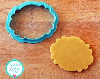 The Trinnie Plaque Cookie Cutter and Fondant Cutter