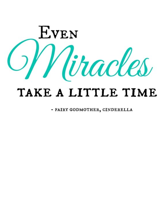 Cinderella Even Miracles Take A Little by RachelsMagicalPrints