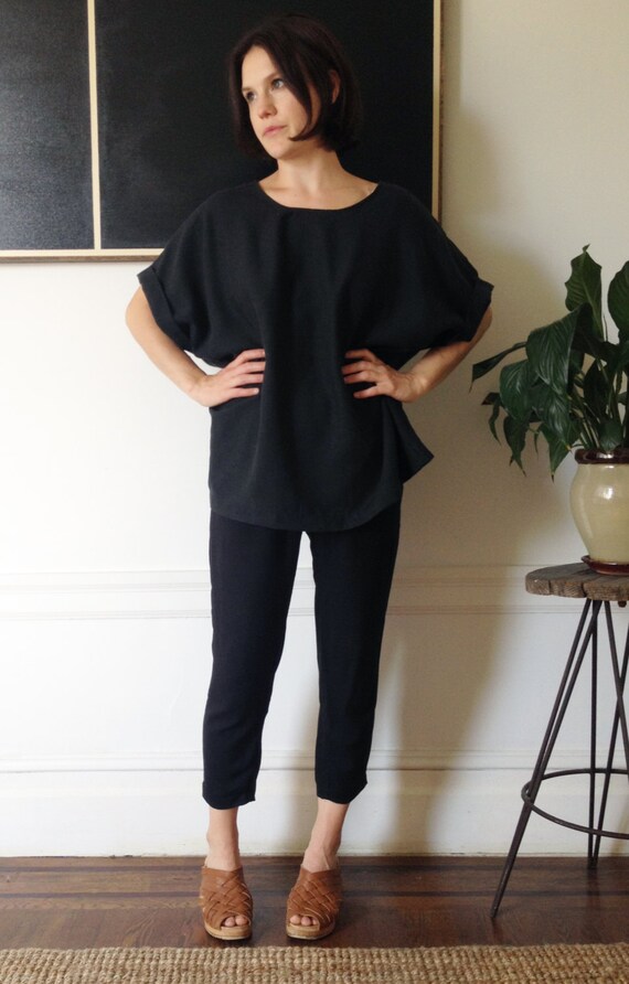 Oversized Kimono Sleeve Tunic