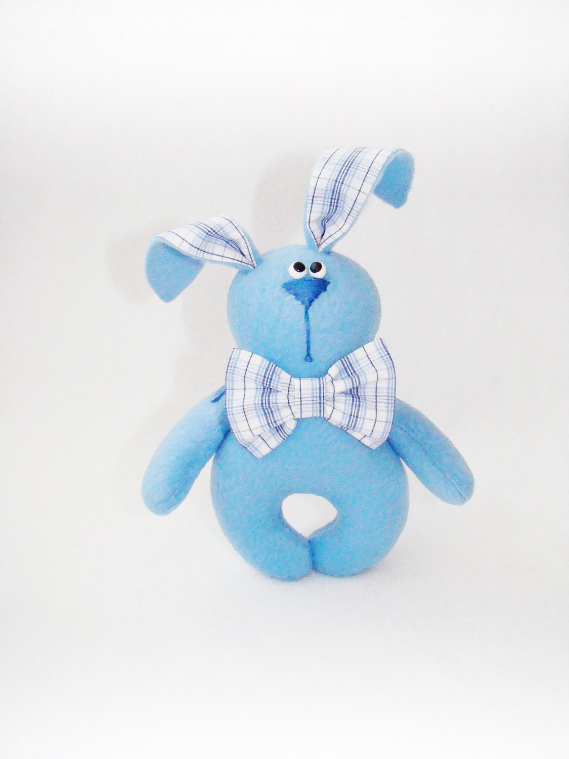 blue plush bunny