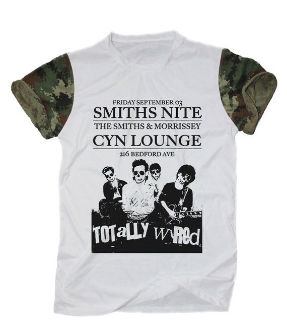 the smiths concert t shirt