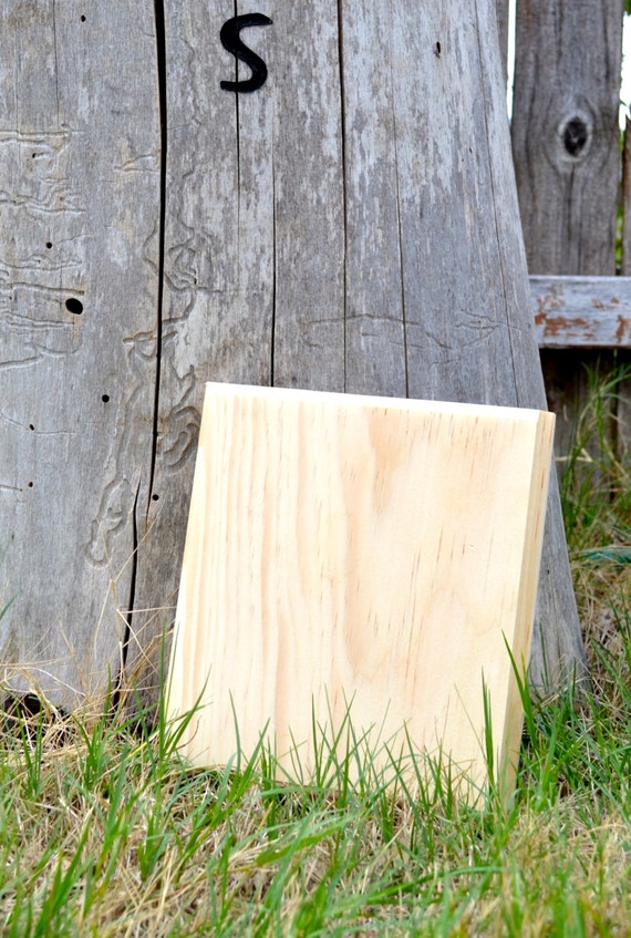 Small Unfinished Wood Plaque DIY Crafts 6 x 6 by NarleyandChikki