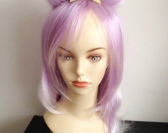 Adventure Time Lumpy Space Princess gold star hair clip PLAIN