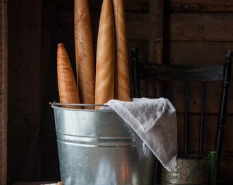 French Rolling Pin, Tapered Rolling Pin, Wooden Rolling Pin, Kitchen and Gourmet