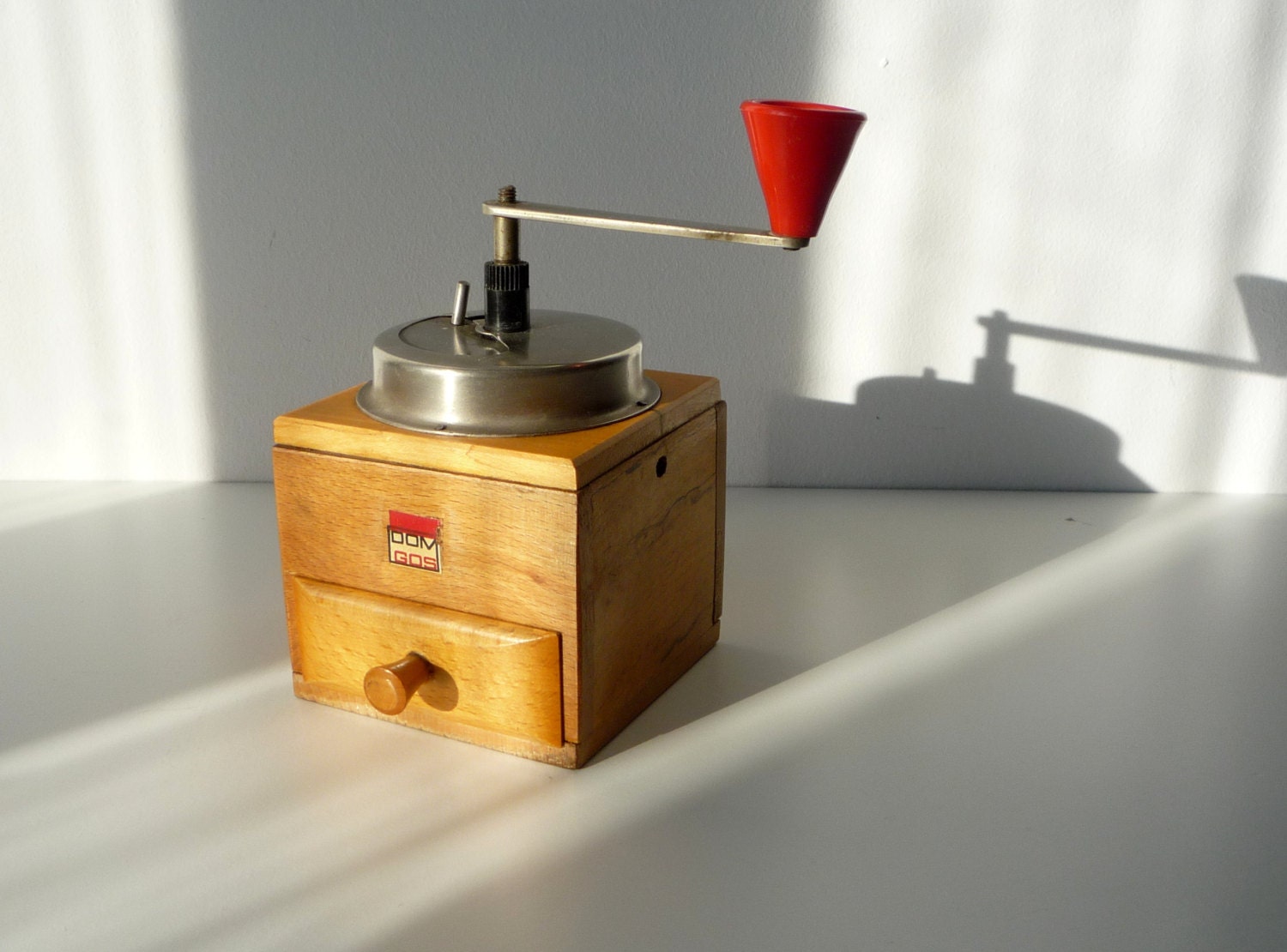 VINTAGE COFFEE GRINDER Wooden coffee grinder Wood coffe