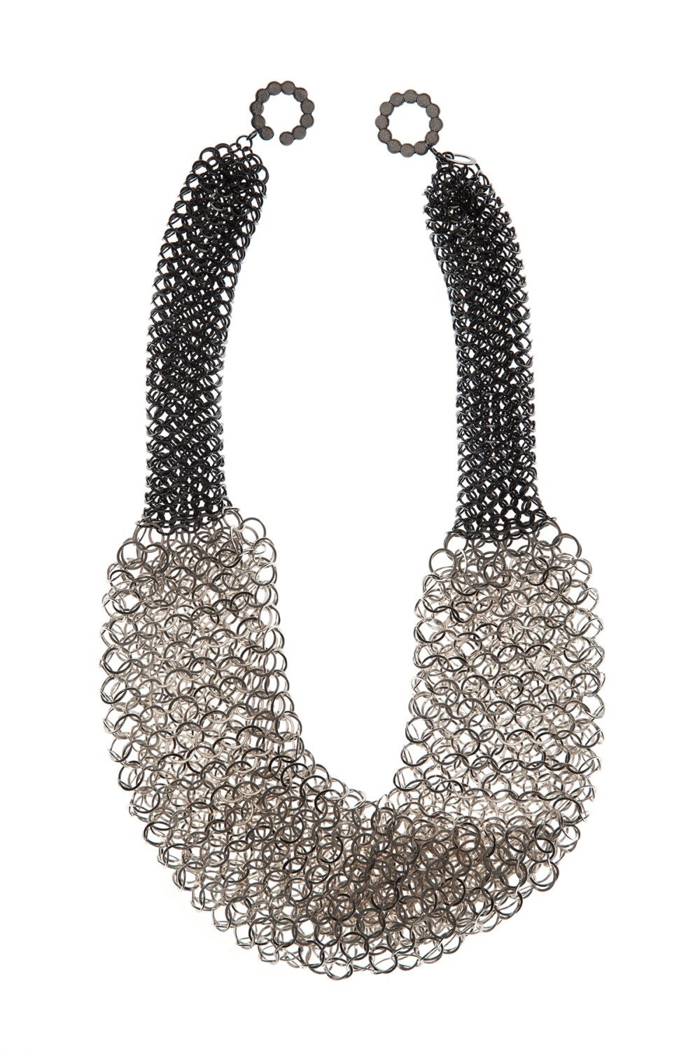 Statement chainmaille necklace statement chain mail necklace