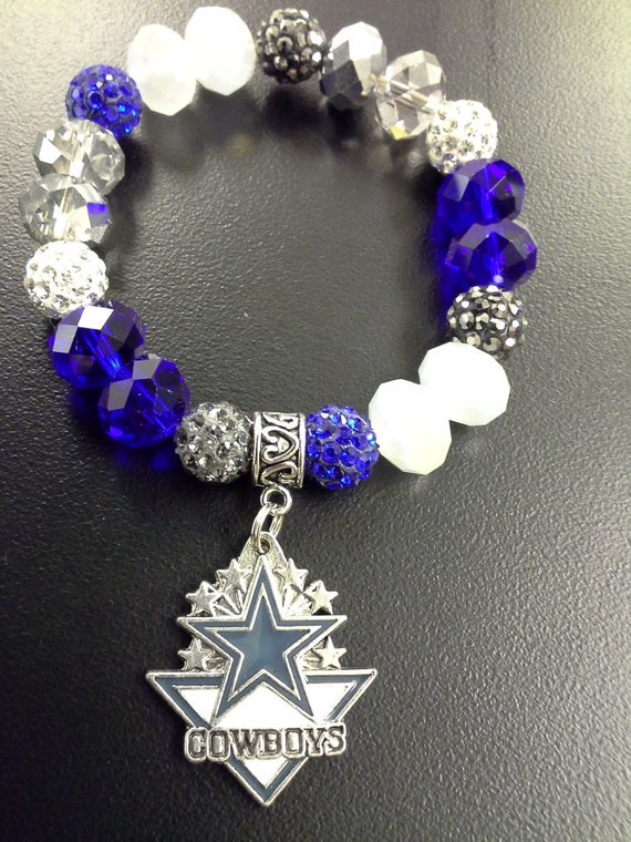 Items similar to Dallas Cowboys - Charm Bracelet on Etsy
