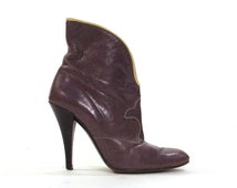 dark purple rain boots