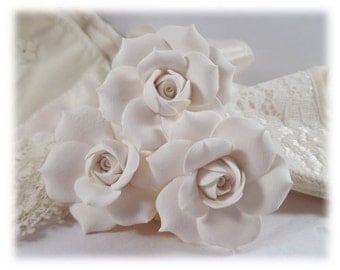 Gardenia Hair Pins