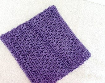 Crochet Dishcloth-Country Mauve