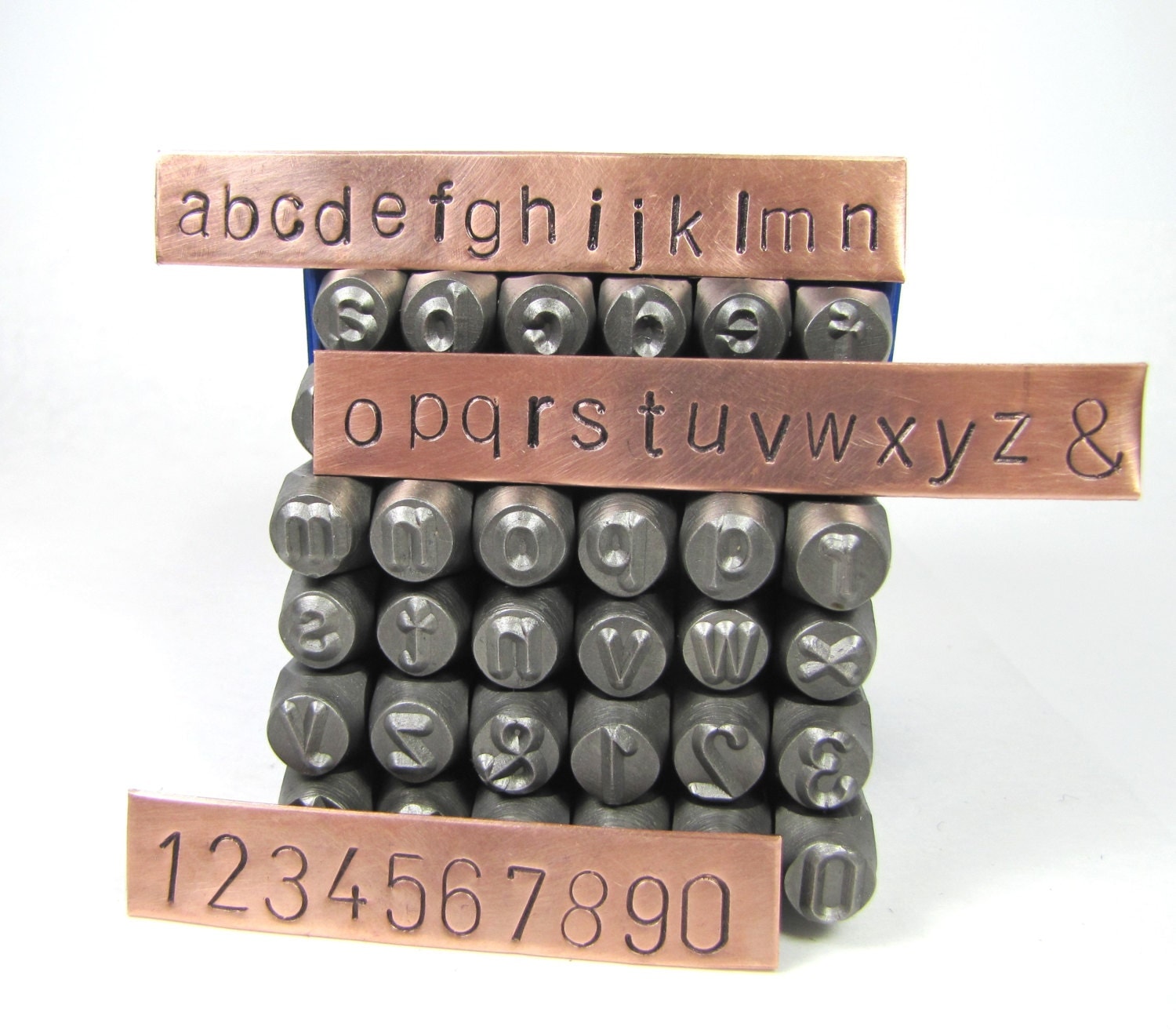 Huge 8mm 5/16 Lower Case Metal Alphabet stamps letters and