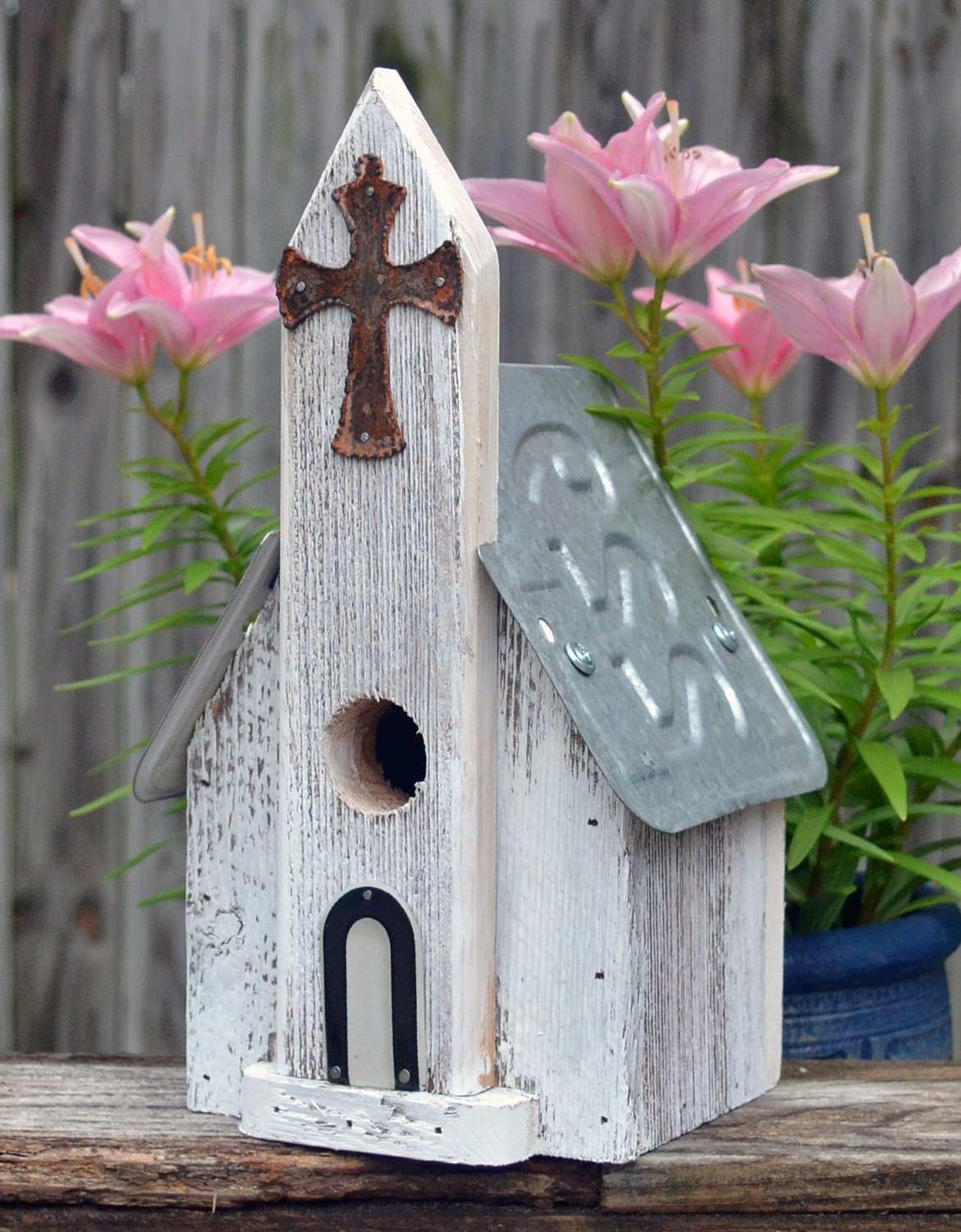 Rustic Birdhouse Primitive Birdhouse Ozark Mountain