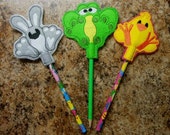 Pencil toppers Spring animals party favors Il_170x135