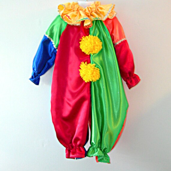 Clown Costume in Satin