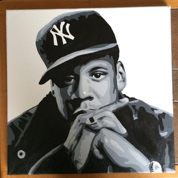 20x20 Pop Art Painting of Jay-Z