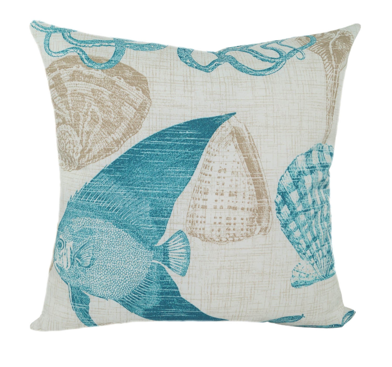 SALE Richloom Sea Life Nautical Outdoor Throw Pillow in